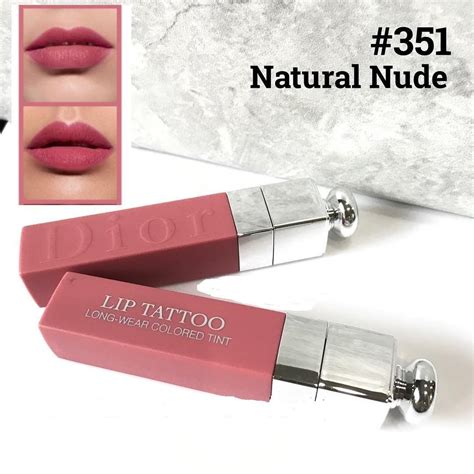 dior addict lip tattoo natural nude|Christian Dior Dior Addict Lip Tattoo, 351 Natural Nude 6ml/0.2oz .